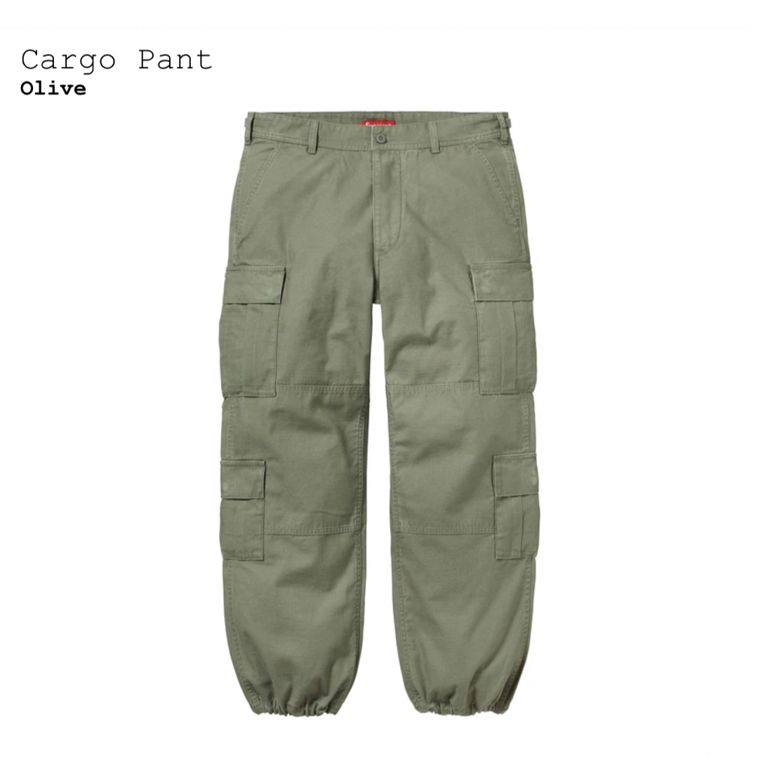 【Supreme】キムタク着用 23FW Cargo Pant Olive 30