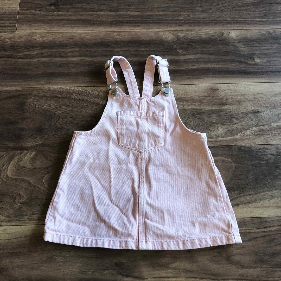 ZARA KIDS(ザラキッズ)のメイ様専用　ZARA デニムジャンパースカート　80 90 キッズ/ベビー/マタニティのベビー服(~85cm)(ワンピース)の商品写真