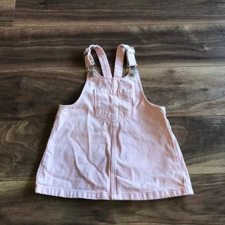 ザラキッズ(ZARA KIDS)のメイ様専用　ZARA デニムジャンパースカート　80 90(ワンピース)