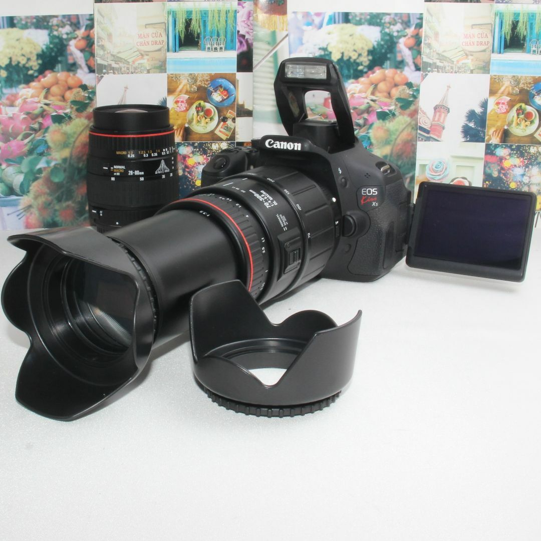 Canon   新品カメラバック付Canon EOS kiss x5 超望遠ダブル