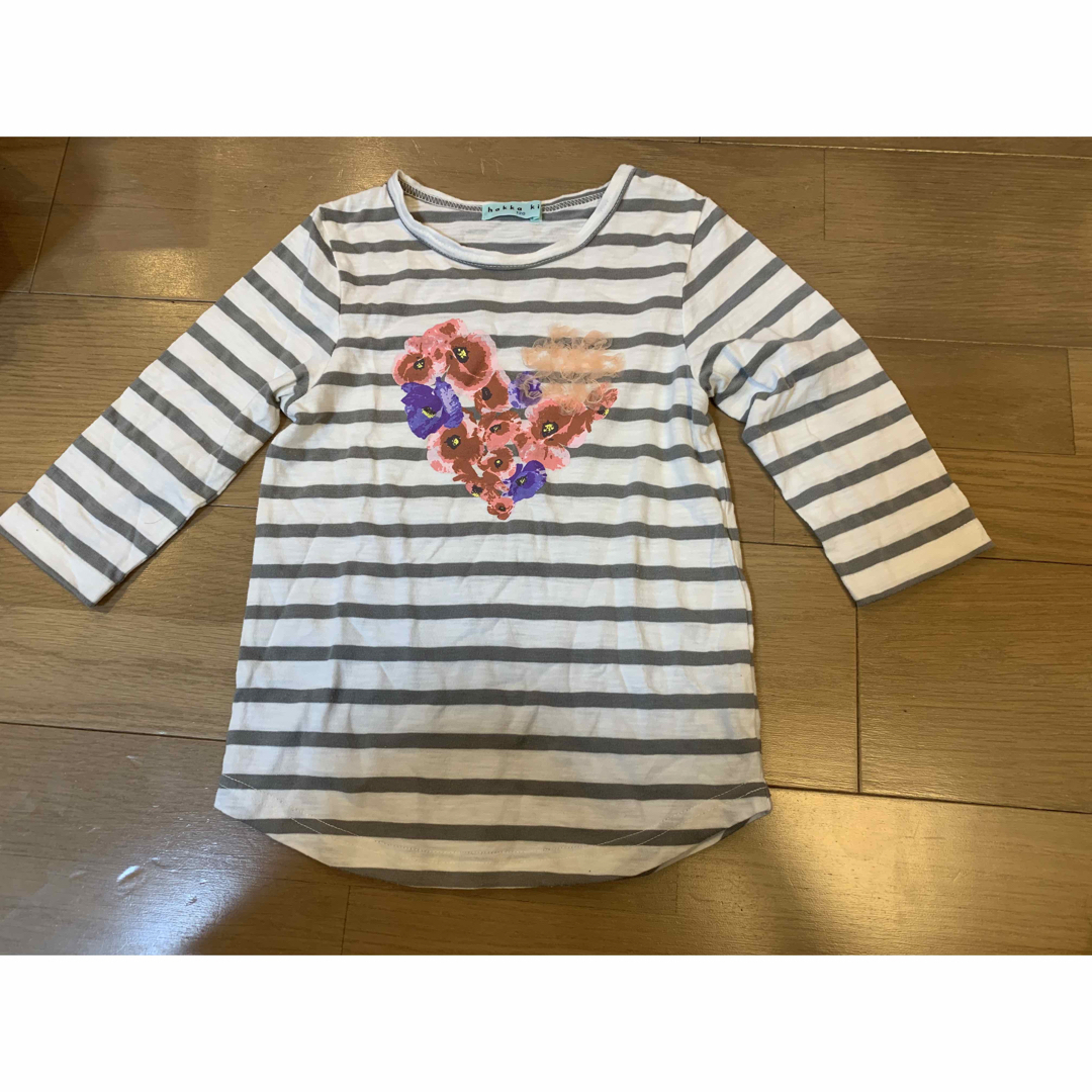 hakka kids(ハッカキッズ)のハッカキッズ　ロンT 120 キッズ/ベビー/マタニティのキッズ服女の子用(90cm~)(Tシャツ/カットソー)の商品写真