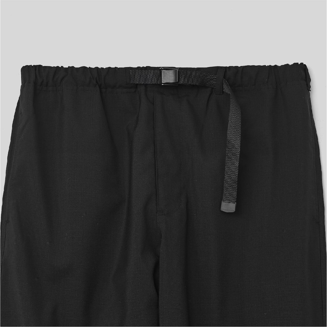 L WOOL エンノイ RIP STOP EASY PANTS ennoy 黒-