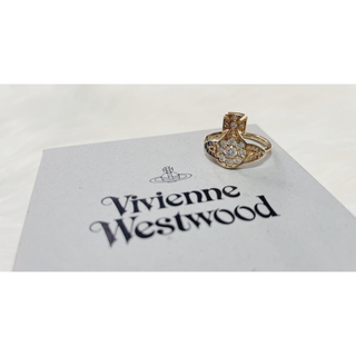 ヴィヴィアンウエストウッド(Vivienne Westwood)の正規品　ヴィヴィアンウエストウッド  リング ストーン　ダイヤ　オーブ シルバー(リング(指輪))