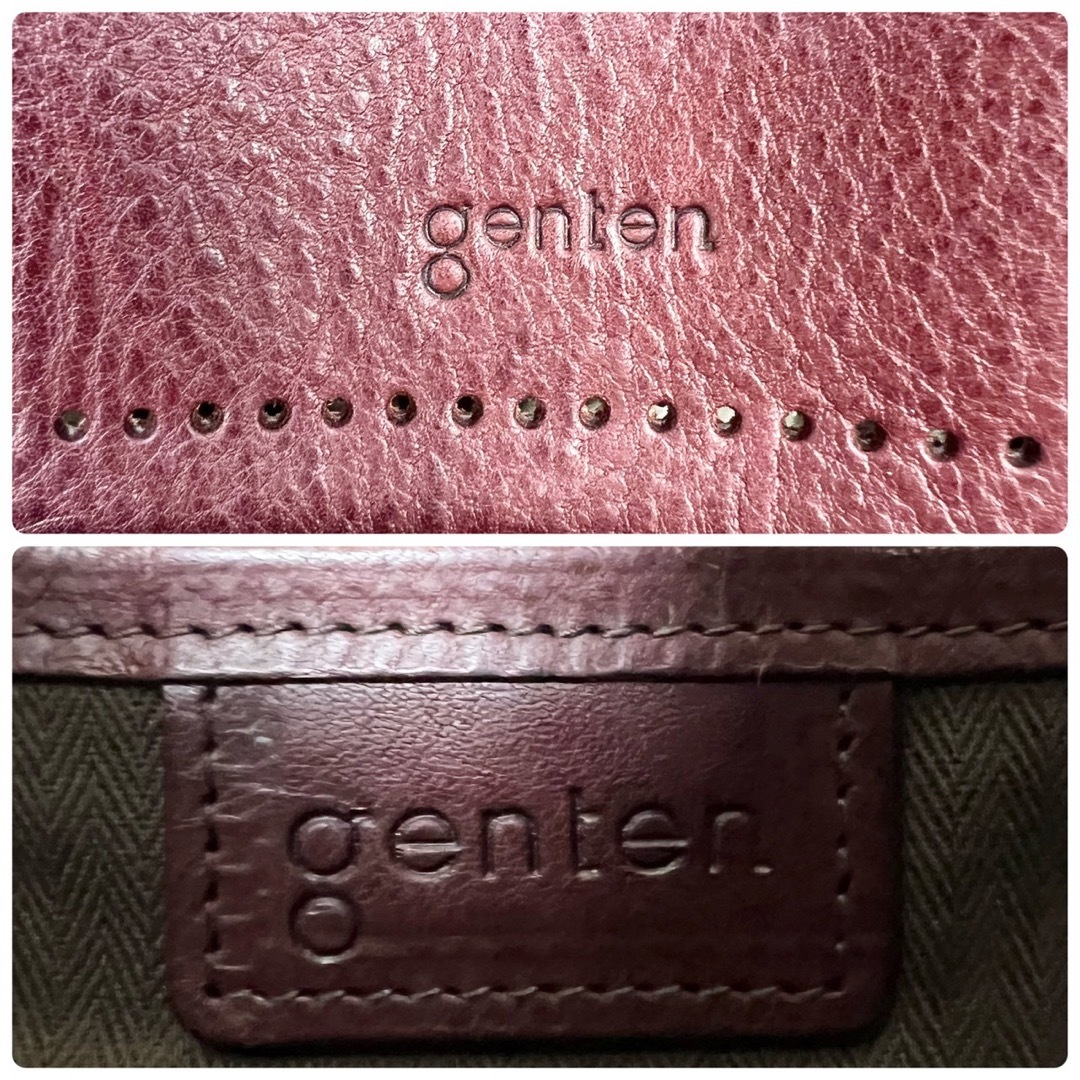 23I38 genten ゲンテン バケツバッグ カットワーク