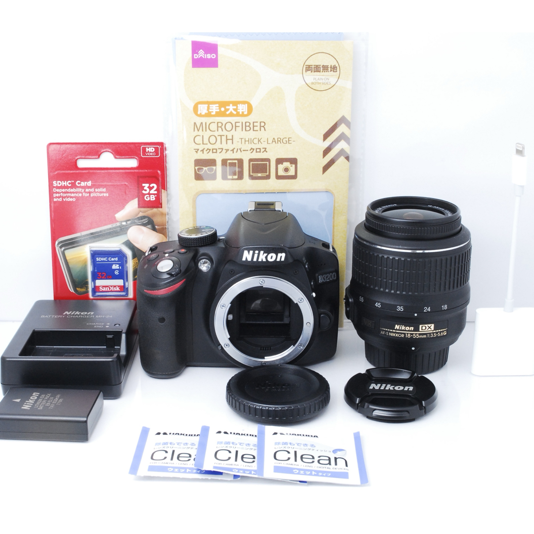 Nikon - ニコン D3200❤️iPhone転送◎❤️カメラ女子さんにオススメ