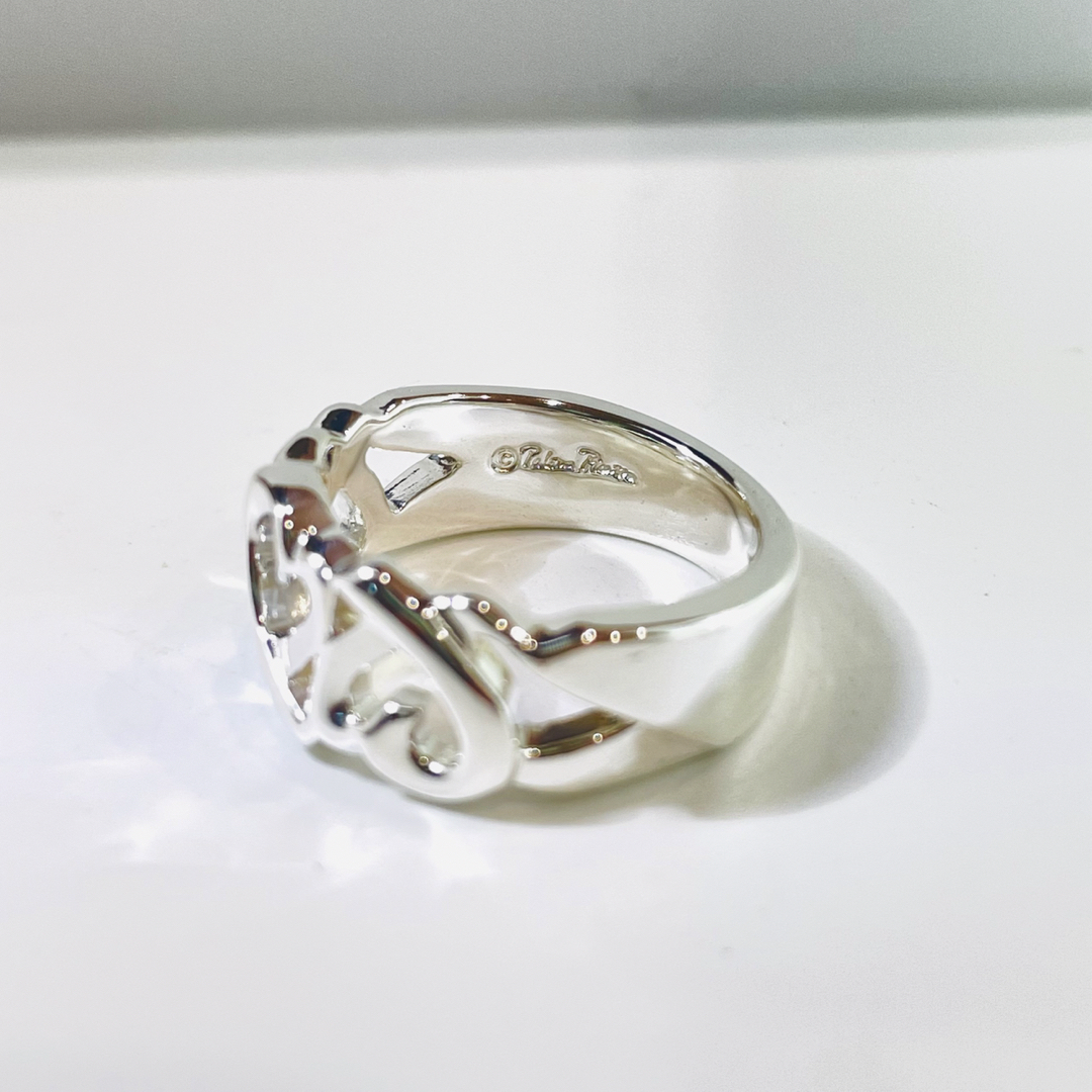 TIFFANY トリプル ハートリング 9号