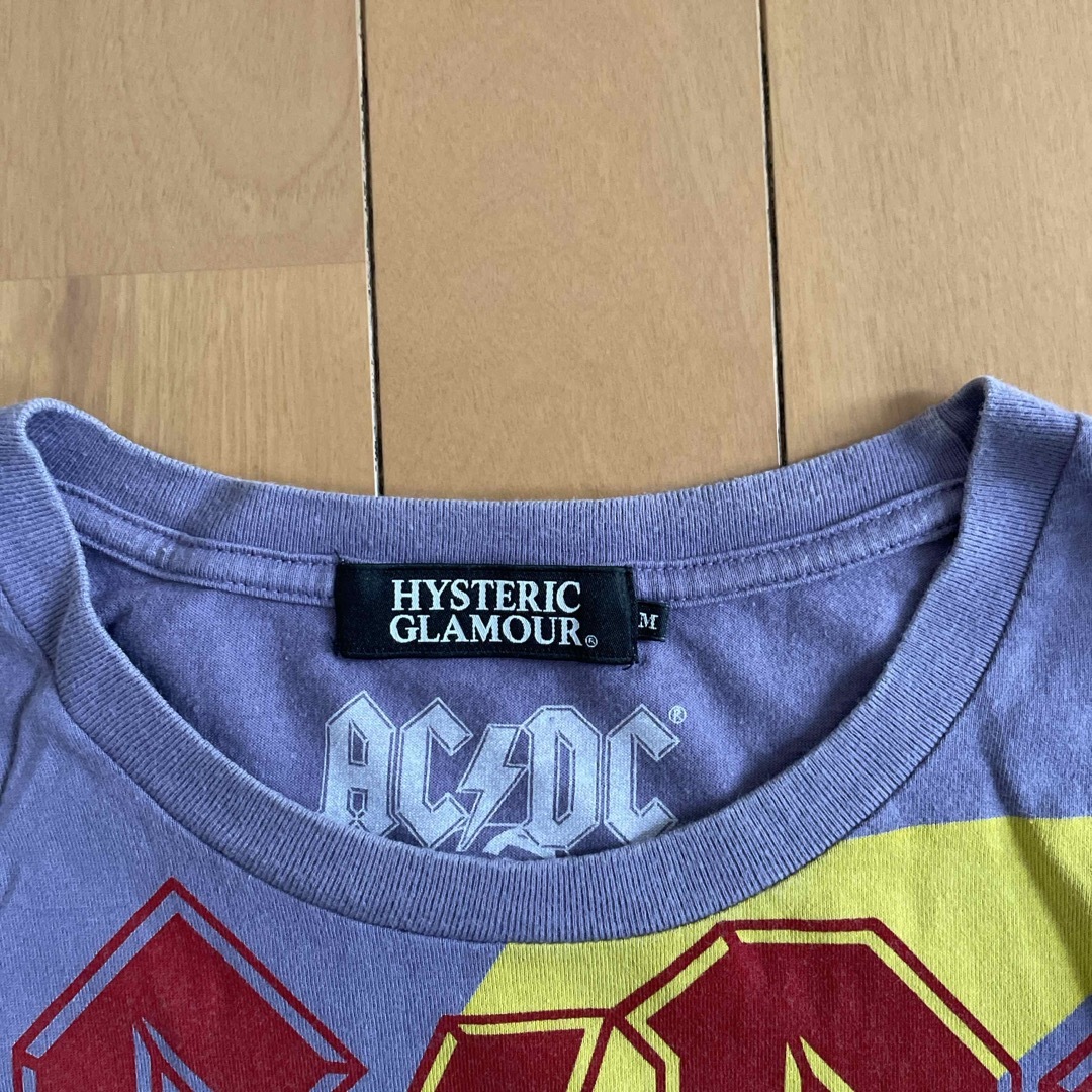 HYSTERIC GLAMOUR(ヒステリックグラマー)のHYSTERIC GLAMOUR  AC/DCシャツ　Mサイズ メンズのトップス(Tシャツ/カットソー(半袖/袖なし))の商品写真