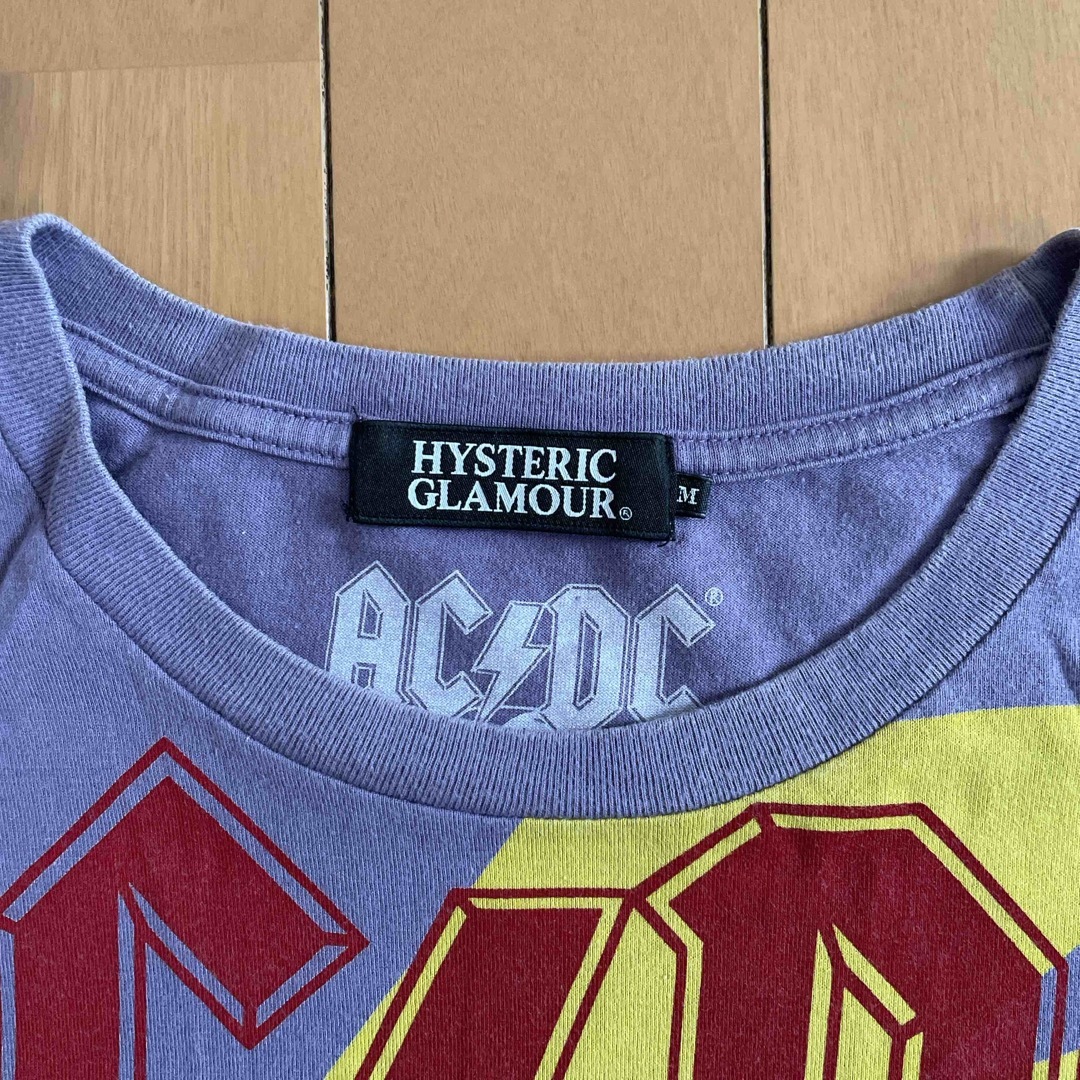 HYSTERIC GLAMOUR(ヒステリックグラマー)のHYSTERIC GLAMOUR  AC/DCシャツ　Mサイズ メンズのトップス(Tシャツ/カットソー(半袖/袖なし))の商品写真