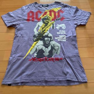 ヒステリックグラマー(HYSTERIC GLAMOUR)のHYSTERIC GLAMOUR  AC/DCシャツ　Mサイズ(Tシャツ/カットソー(半袖/袖なし))