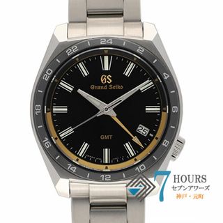 セイコー(SEIKO)の【112651】SEIKO セイコー  SBGN023/9F86-0AH0 グランドセイコーGMT　セイコー140周年記念　限定2021本 ブラックダイヤル SS クオーツ 保証書 純正ボックス 腕時計 時計 WATCH メンズ 男性 男 紳士【中古】(腕時計(アナログ))