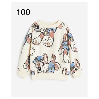 エイチアンドエム(H&M)の新品未開封　パウパトロール　オーバーサイズスウェットシャツ　100-105(ジャケット/上着)