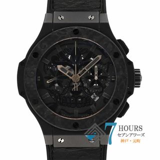 ウブロ(HUBLOT)の【112755】HUBLOT ウブロ  311.CQ.1110.VR.FDK15 ビッグバン アエロバン シュガースカル 世界限定200本 ブラックダイヤル CE/レザー/カーボン 自動巻き ギャランティーカード 当店オリジナルボックス 腕時計 時計 WATCH メンズ 男性 男 紳士【中古】(腕時計(アナログ))