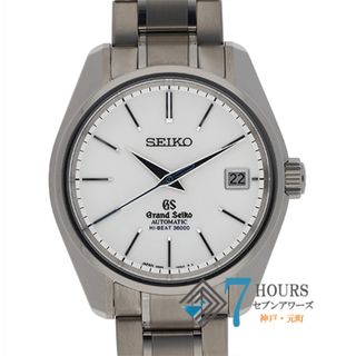 セイコー(SEIKO)の【112856】SEIKO セイコー  SBGH043 / 9S85-00W0 グランドセイコー メカニカルハイビート マスターショップ限定 GS ホワイトダイヤル TI 自動巻き 保証書 純正ボックス 腕時計 時計 WATCH メンズ 男性 男 紳士【中古】(腕時計(アナログ))