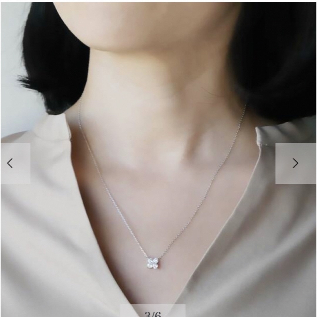 ヴァンドーム青山 カローラネックレス 花モチーフ ダイヤモンド