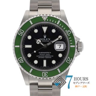 ロレックス(ROLEX)の【112978】ROLEX ロレックス  16610LV サブマリーナ デイトグリーン ブラックダイヤル Z番 SS 自動巻き 保証書 純正ボックス 腕時計 時計 WATCH メンズ 男性 男 紳士【中古】(腕時計(アナログ))