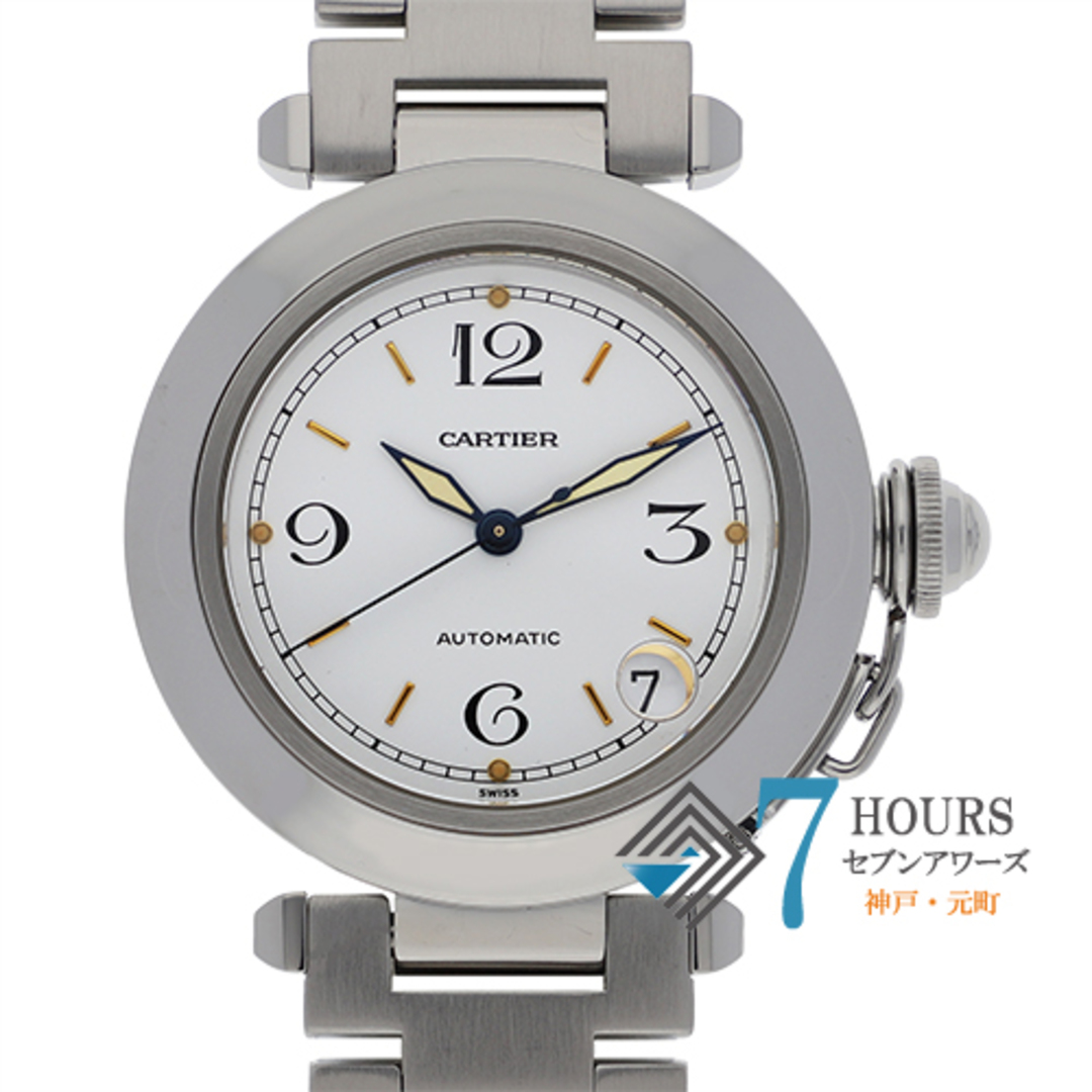 【113198】CARTIER カルティエ  W31015M7 パシャC ホワイトダイヤル SS 自動巻き 当店オリジナルボックス 腕時計 時計 WATCH メンズ 男性 男 紳士