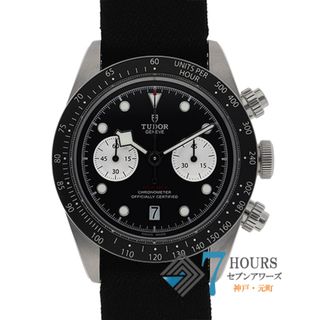 チュードル(Tudor)の【113199】TUDOR チュードル  M79360N-0007 ブラックベイ クロノ ラック／シルバーダイヤル SS/ファブリック 自動巻き ギャランティーカード 純正ボックス 腕時計 時計 WATCH メンズ 男性 男 紳士【中古】(腕時計(アナログ))