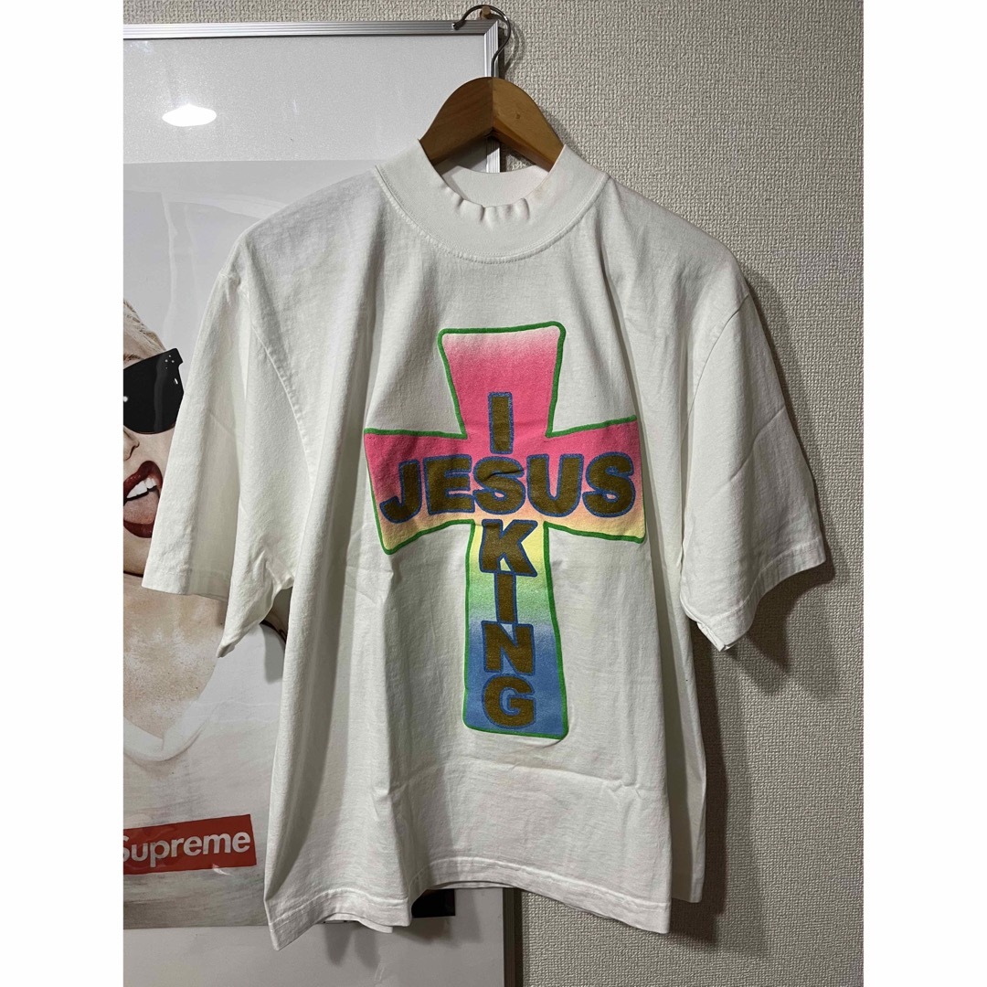 KANYE WEST JESUS IS KING Tシャツの通販 by おーめん884's shop｜ラクマ