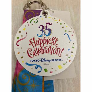 ディズニー(Disney)の【非売品/新品未使用】ディズニーリゾート35周年記念ストラップ（3本セット）(その他)