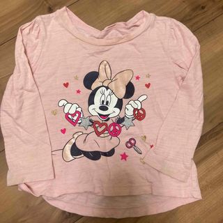 ベビーギャップ(babyGAP)のミニーちゃん　長袖シャツ　80cm(Tシャツ/カットソー)