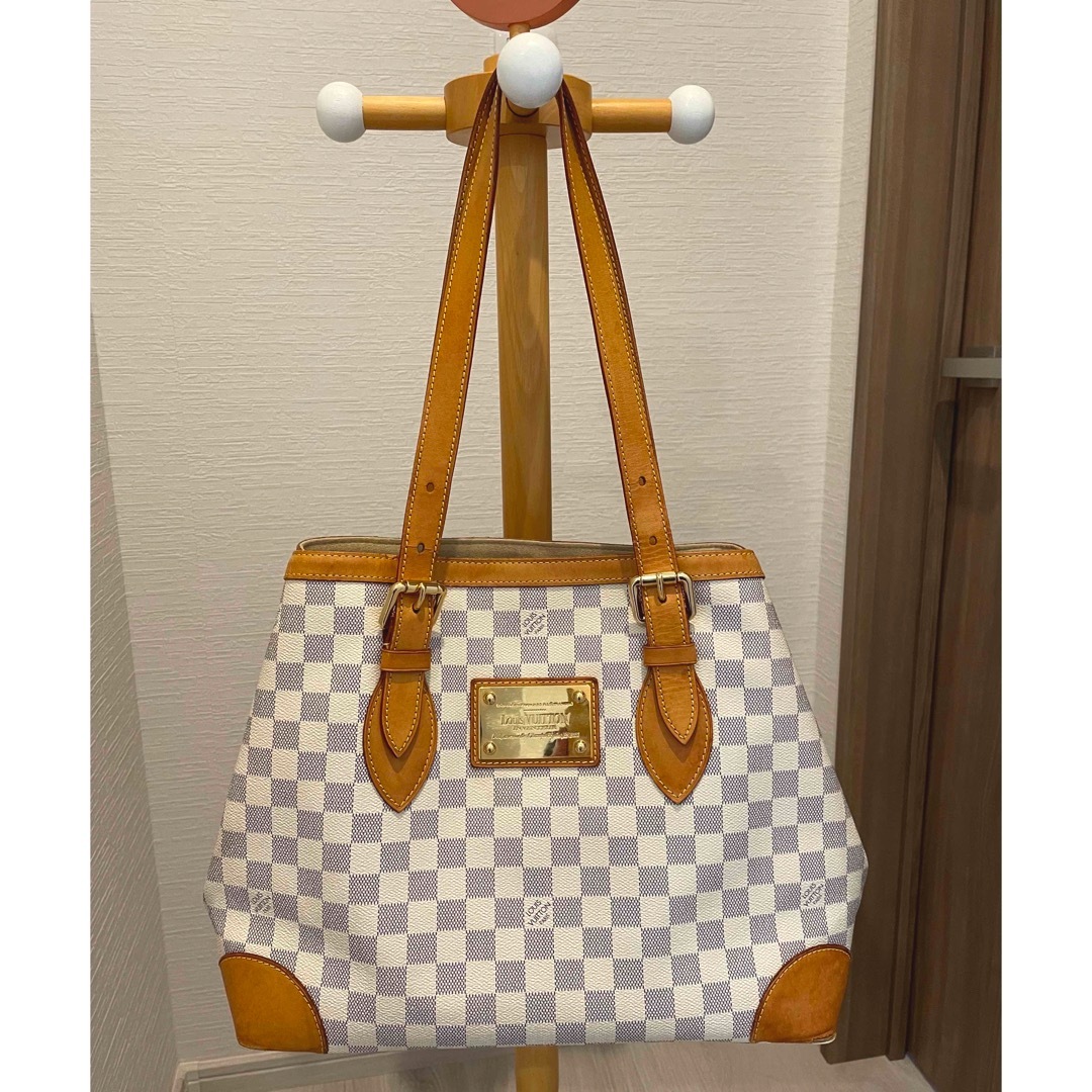 ルイヴィトン トートバッグ ダミエアズール ハムステッドMM-