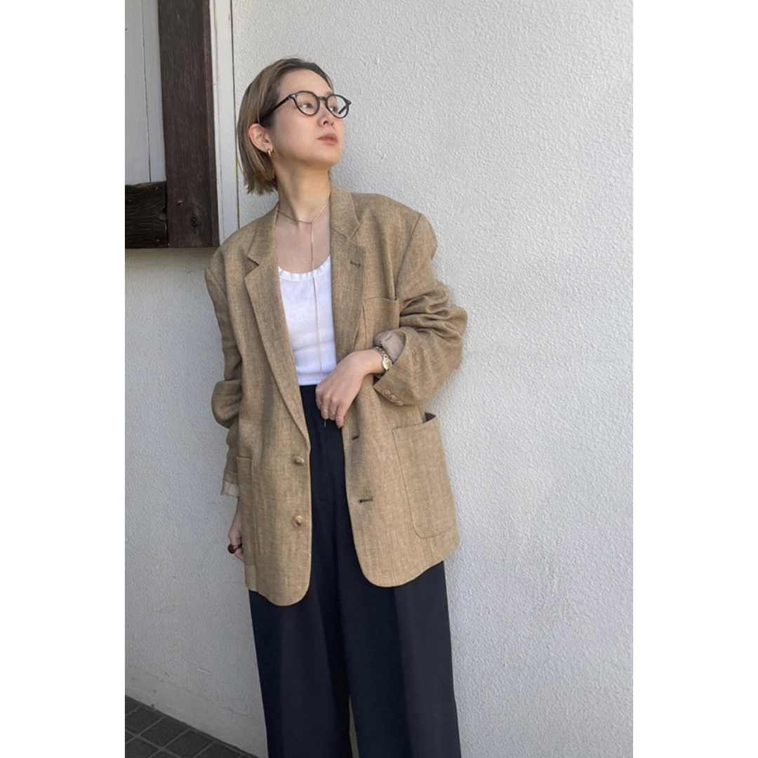 todayful boyfriend linen jacket 美品36