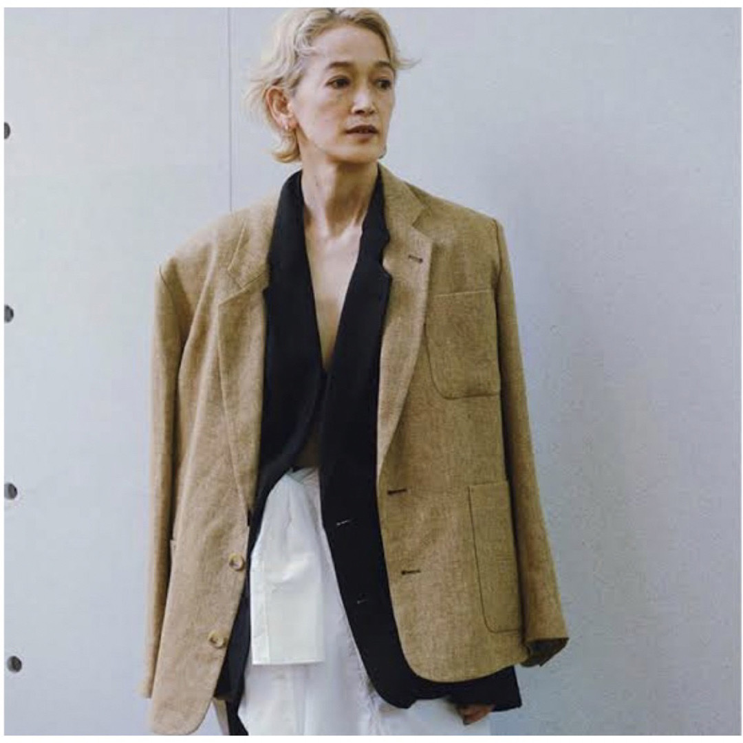 todayful boyfriend linen jacket 美品36