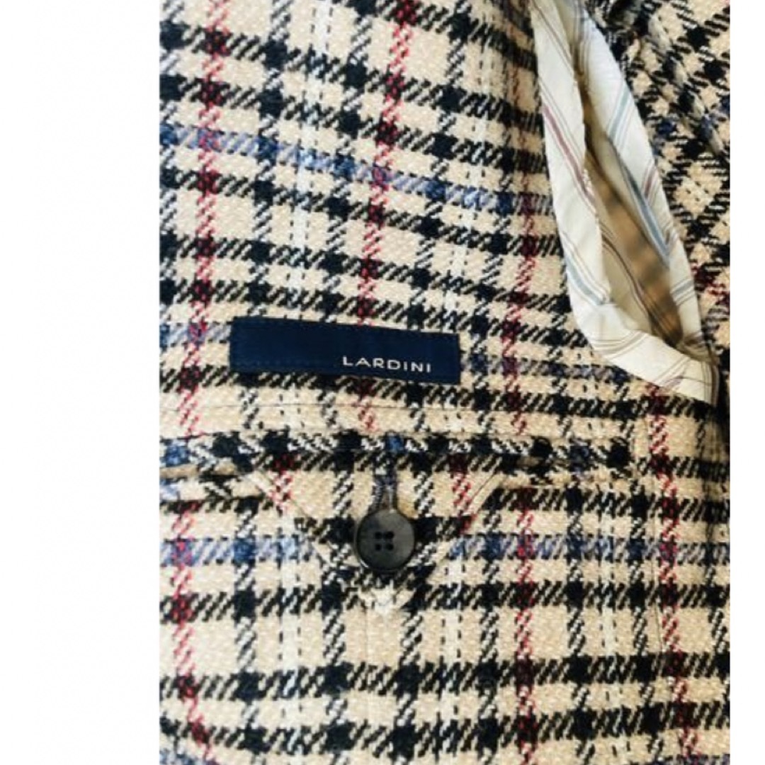 LARDINI - 美品◉ラルディーニ LARDINI ジャケット チェック の通販 by