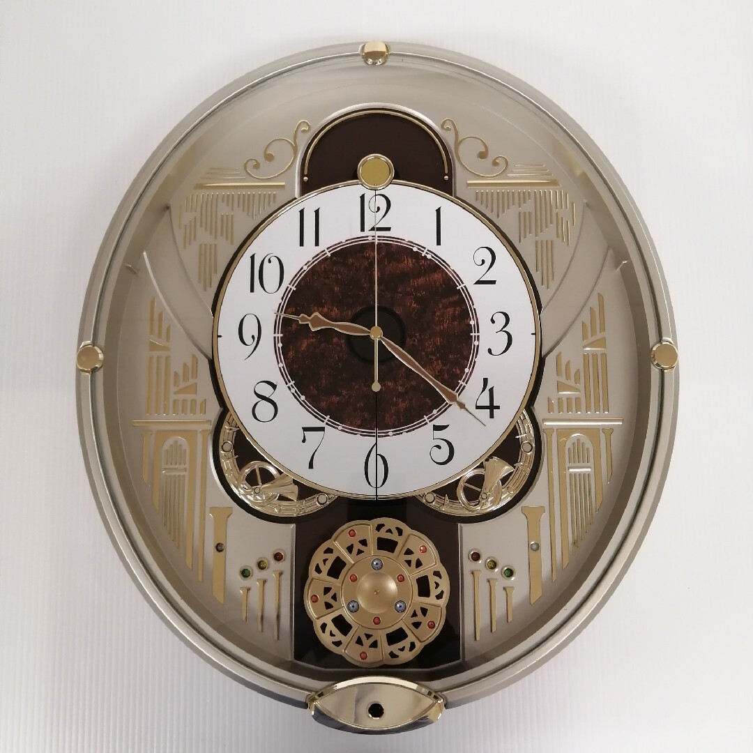 【廃盤】SEIKO RE568B セイコー 掛け時計 からくり時計 電波時計