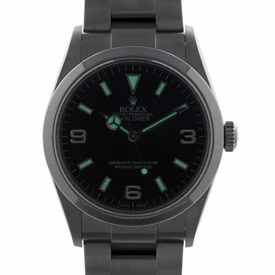 【109457】ROLEX ロレックス  114270 エクスプローラー ブラックダイヤル P番 SS 自動巻き 保証書 当店オリジナルボックス 腕時計 時計 WATCH メンズ 男性 男 紳士