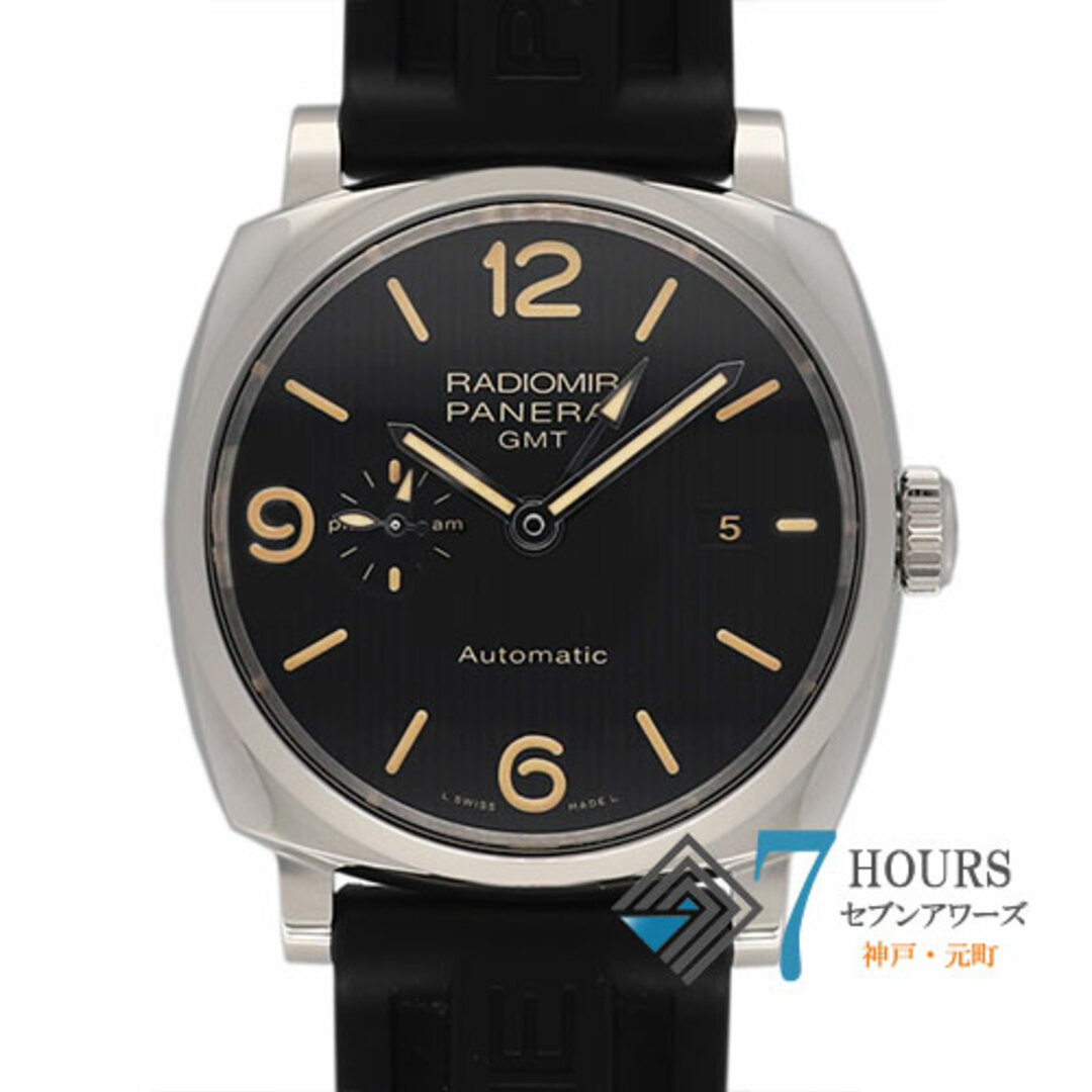 【109713】PANERAI パネライ  PAM00657 ラジオミール 1940 3デイズ アッチャイオ ブラックダイヤル SS/ラバー 自動巻き ギャランティーカード 当店オリジナルボックス 腕時計 時計 WATCH メンズ 男性 男 紳士