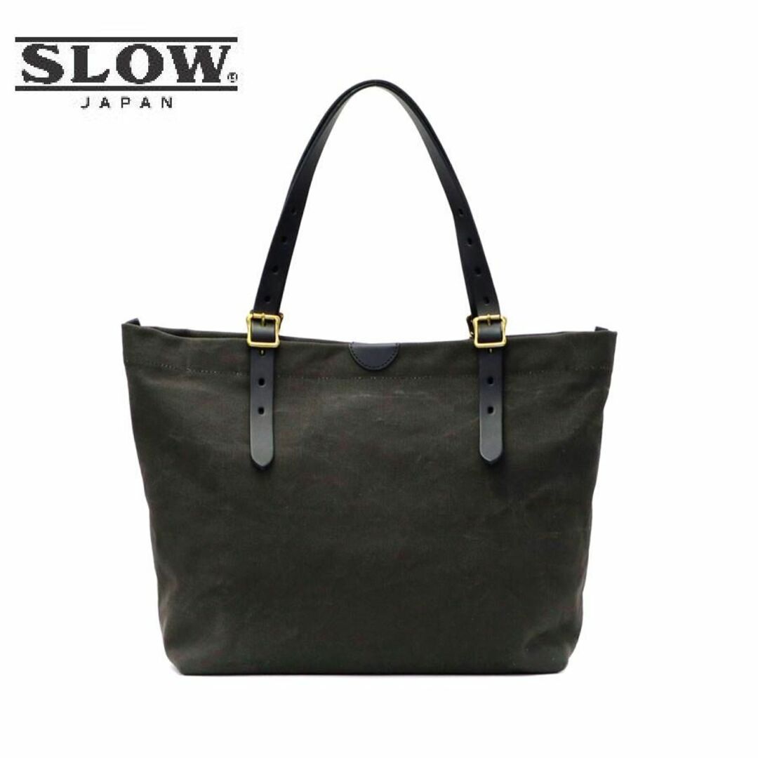 SLOW＆CO - SLOW＆CO◇新品未使用 レザー × キャンバストート（L 