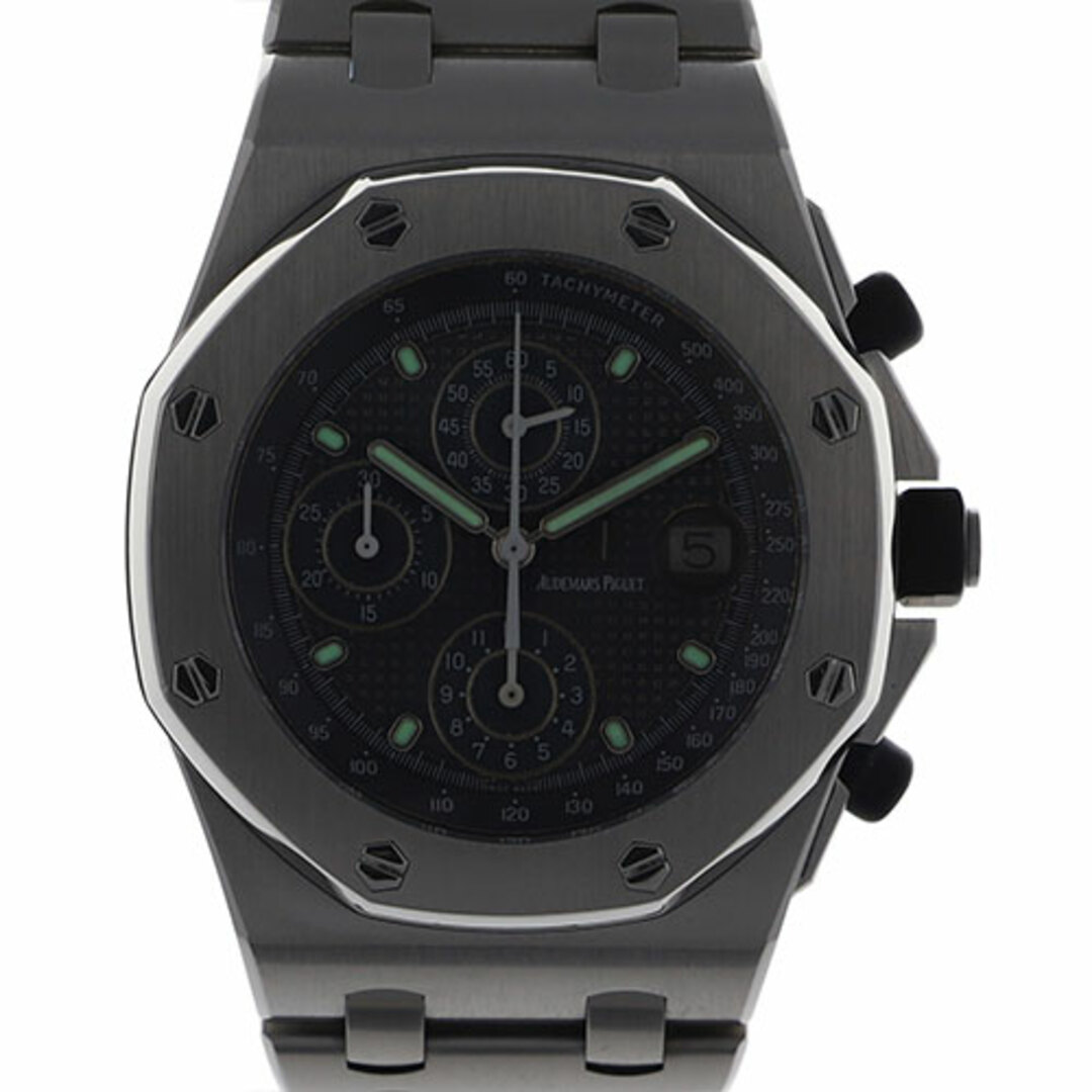 AUDEMARS PIGUET(オーデマピゲ)の【109837】AUDEMARS PIGUET オーデマ・ピゲ  25721ST.OO.1000ST.01 ロイヤルオークオフショア クロノグラフ ブルーダイヤル SS 自動巻き 当店オリジナルボックス 腕時計 時計 WATCH メンズ 男性 男 紳士【中古】 メンズの時計(腕時計(アナログ))の商品写真