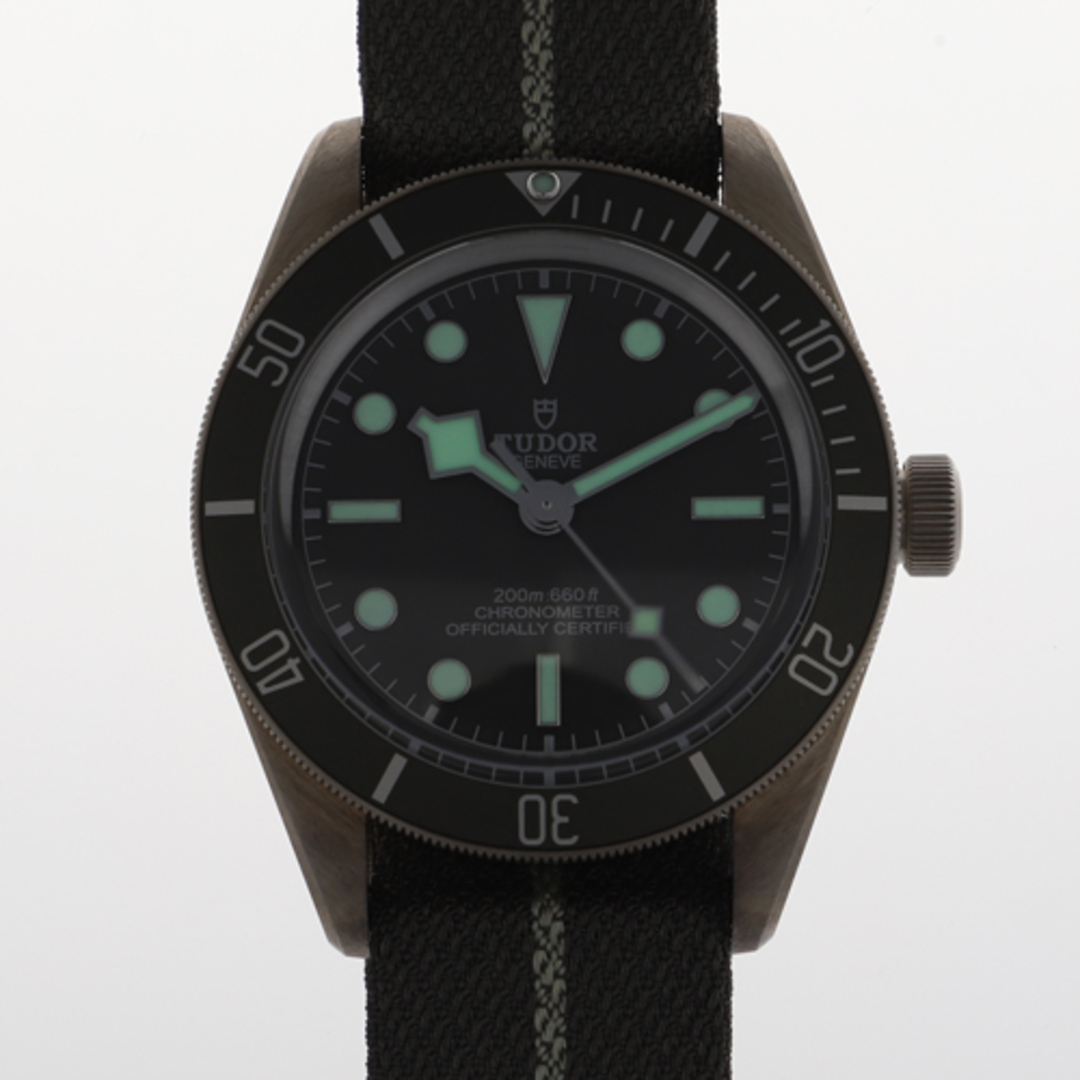 【109840】TUDOR チュードル  79010SG ブラックベイ フィフティエイト トープ（グレー）ダイヤル SV925/ファブリック 自動巻き ギャランティーカード 純正ボックス 腕時計 時計 WATCH メンズ 男性 男 紳士