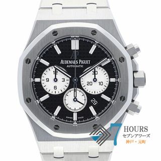 オーデマピゲ(AUDEMARS PIGUET)の【109864】AUDEMARS PIGUET オーデマ・ピゲ  26331ST.OO.1220ST.02 ロイヤルオーク クロノグラフ ブラックダイヤル SS 自動巻き ギャランティーカード 純正ボックス 腕時計 時計 WATCH メンズ 男性 男 紳士【中古】(腕時計(アナログ))