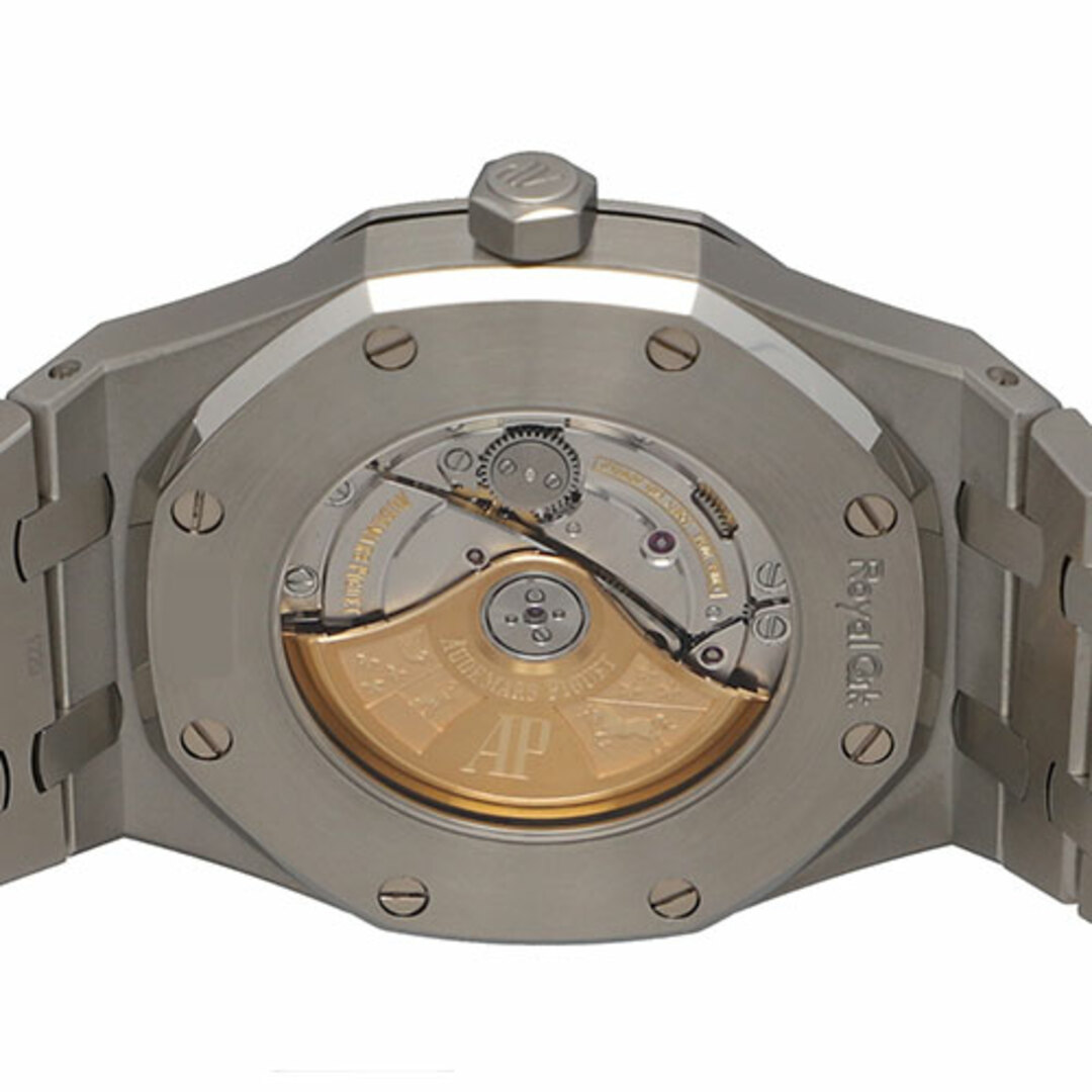 AUDEMARS PIGUET(オーデマピゲ)の【109950】AUDEMARS PIGUET オーデマ・ピゲ  15400ST.OO.1220ST.04 ロイヤルオーク グレーダイヤル SS 自動巻き ギャランティーカード 純正ボックス 腕時計 時計 WATCH メンズ 男性 男 紳士【中古】 メンズの時計(腕時計(アナログ))の商品写真