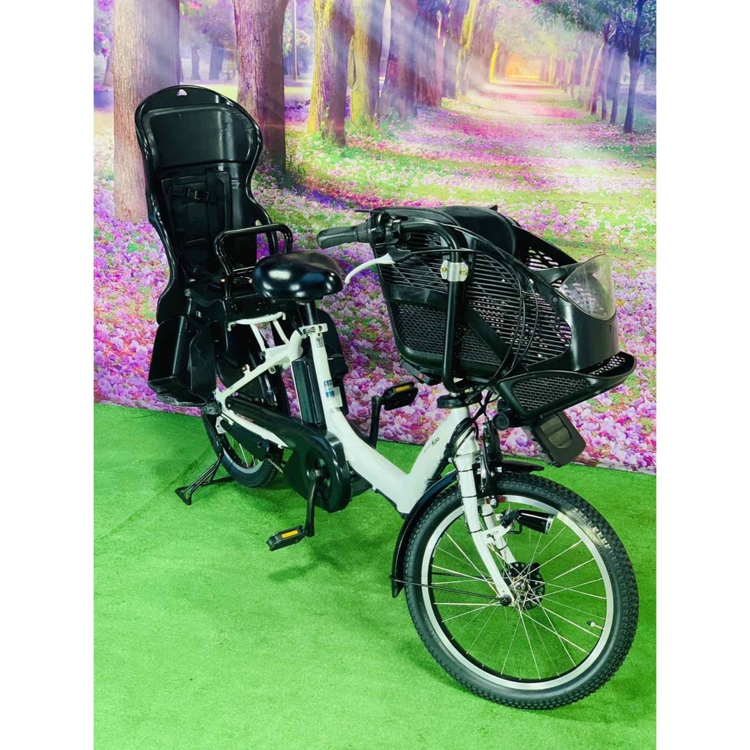 ヤマハ - 5678子供乗せ電動アシスト自転車ヤマハ3人乗り対応20インチの