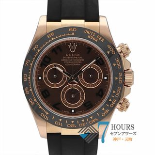 ロレックス(ROLEX)の【110567】ROLEX ロレックス  116515LN コスモグラフデイトナ チョコレートブラウンダイヤル ランダム番 RG/ラバー 自動巻き ギャランティーカード 純正ボックス 腕時計 時計 WATCH メンズ 男性 男 紳士【中古】(腕時計(アナログ))