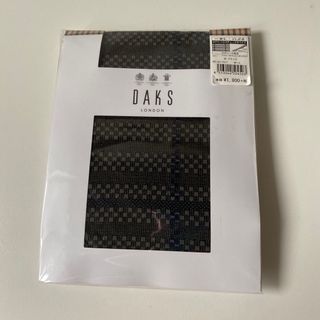 ダックス(DAKS)のDAKS ダックス パンスト タイツ 70デニール ハウスチェック ブラック(タイツ/ストッキング)