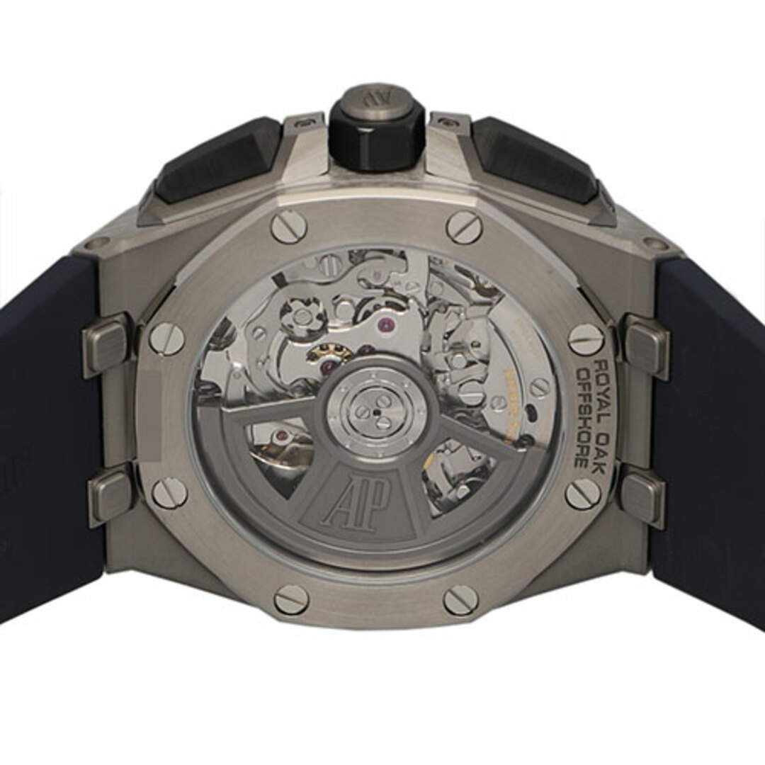 AUDEMARS PIGUET(オーデマピゲ)の【110631】AUDEMARS PIGUET オーデマ・ピゲ  26420TI.OO.A027CA.01 ロイヤルオークオフショア ブルーダイヤル SS/ラバー 自動巻き ギャランティーカード 純正ボックス 腕時計 時計 WATCH メンズ 男性 男 紳士【中古】 メンズの時計(腕時計(アナログ))の商品写真