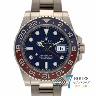 ロレックス(ROLEX)の【110727】ROLEX ロレックス  126719BLRO GMTマスター2 ブルーダイヤル ランダム番 WG 自動巻き ギャランティーカード 純正ボックス 腕時計 時計 WATCH メンズ 男性 男 紳士【中古】(腕時計(アナログ))