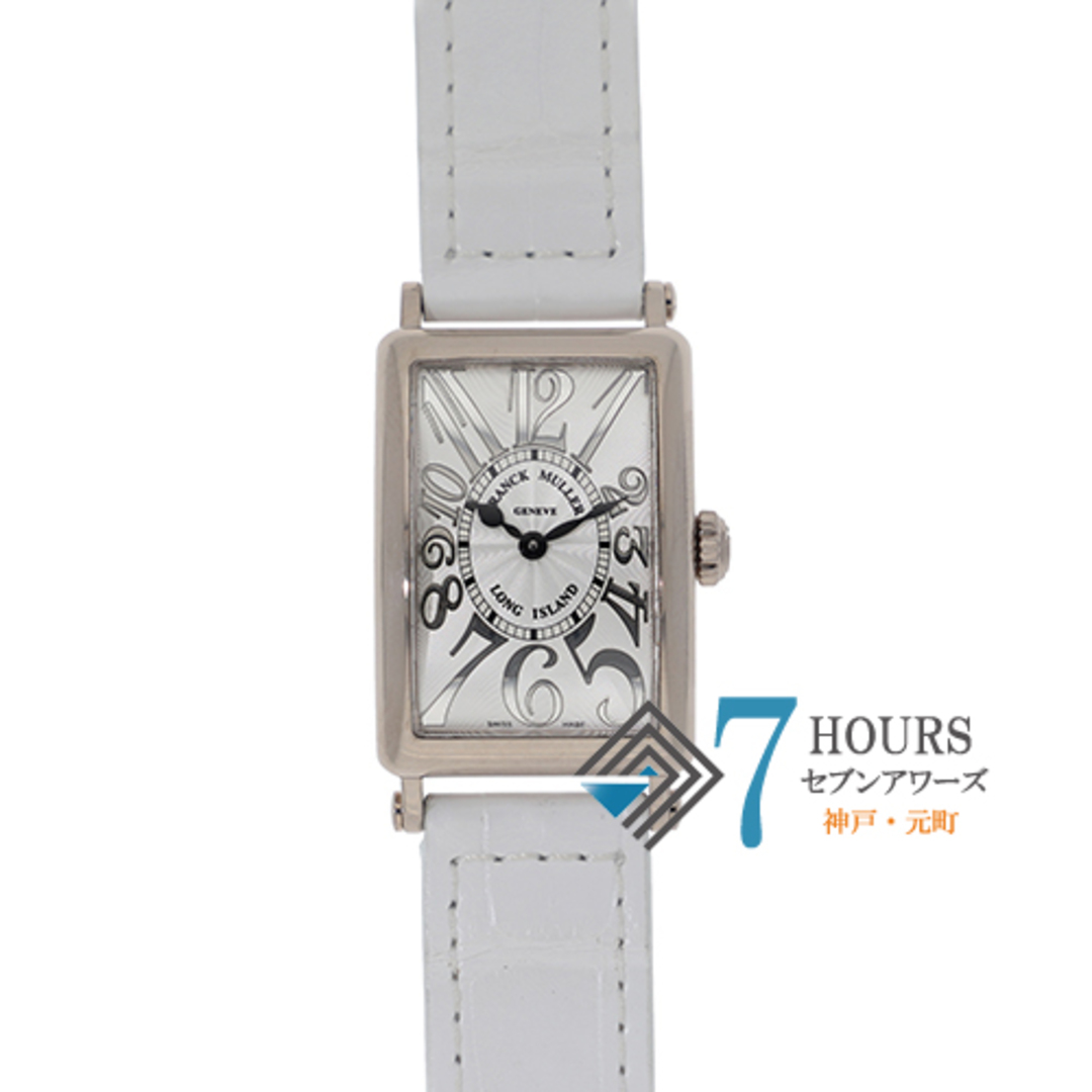 【110962】FRANCK MULLER フランクミュラー  902QZ ロングアイランド シルバーダイヤル WG/レザー（クロコ） クオーツ 保証書 当店オリジナルボックス 純正ボックス 腕時計 時計 WATCH レディース 女性 女