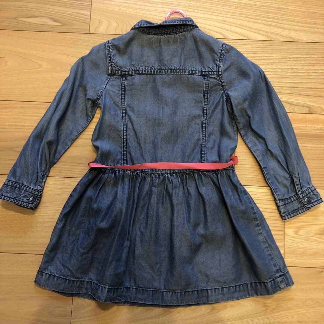 TOMMY HILFIGER(トミーヒルフィガー)のデニム調ワンピース　チュニック キッズ/ベビー/マタニティのキッズ服女の子用(90cm~)(ワンピース)の商品写真