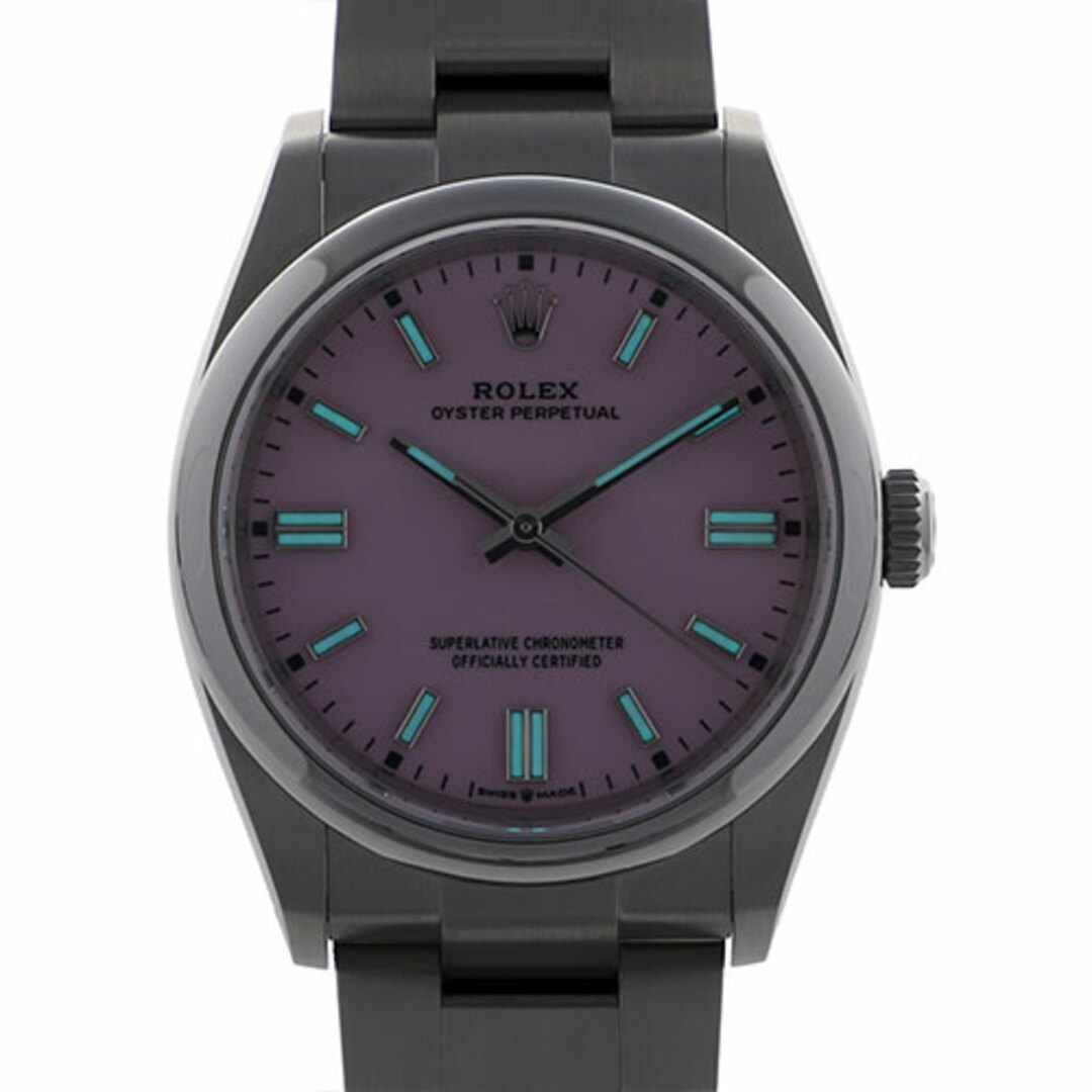 ROLEX(ロレックス)の【111461】ROLEX ロレックス  126000 オイスターパーペチュアル キャンディピンクダイヤル ランダム番 SS 自動巻き ギャランティーカード 当店オリジナルボックス 腕時計 時計 WATCH メンズ 男性 男 紳士【中古】 メンズの時計(腕時計(アナログ))の商品写真