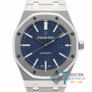 オーデマピゲ(AUDEMARS PIGUET)の【111632】AUDEMARS PIGUET オーデマ・ピゲ  15400ST.OO1220ST.03 ロイヤルオーク ブルーダイヤル SS 自動巻き ギャランティーカード 純正ボックス 腕時計 時計 WATCH メンズ 男性 男 紳士【中古】(腕時計(アナログ))