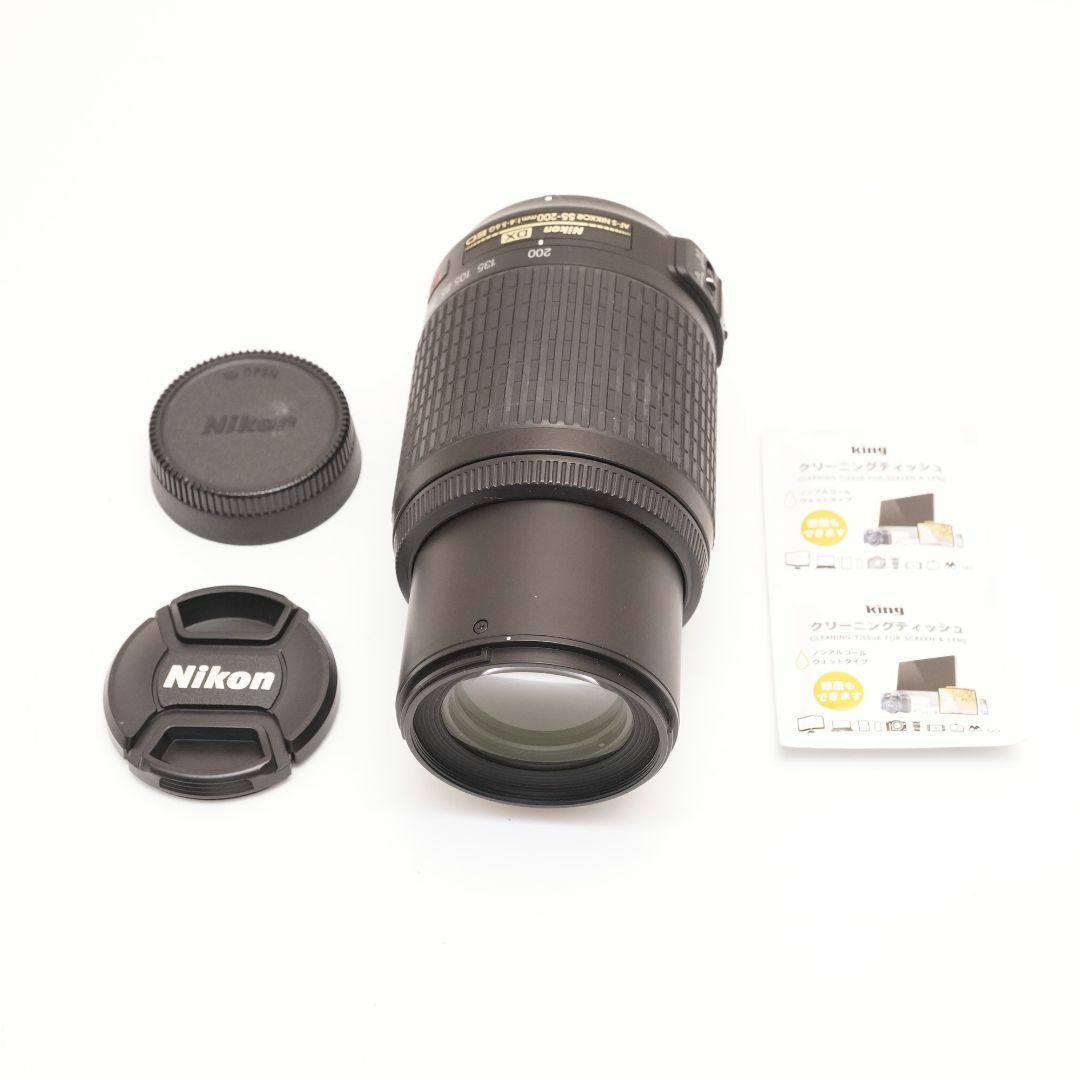 Nikon(ニコン)のNikon★AF-S 55-200mm 4-5.6G VR 望遠レンズ★ スマホ/家電/カメラのカメラ(レンズ(ズーム))の商品写真