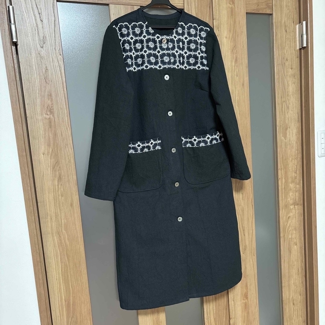 ミナペルホネン　アネモネ　コート　ハンドメイド レディースのジャケット/アウター(ロングコート)の商品写真
