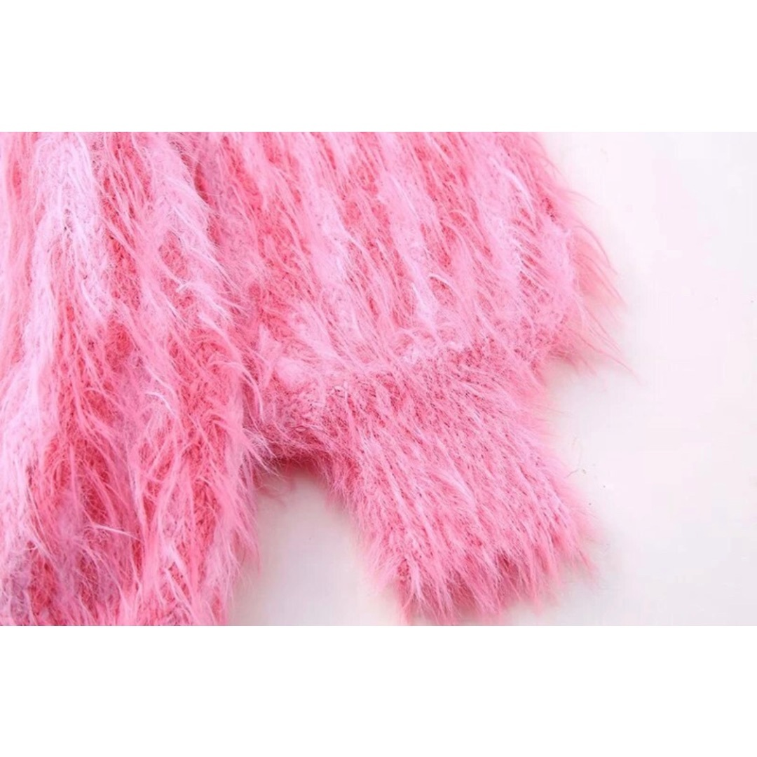 🤎10月新作🎻12429◇pink ピンク モヘア ニット セーターの通販 🤎10月新作🎻12429◇pink ピンク モヘア ニット セーターの通販