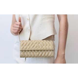 ザラ(ZARA)のzara ショルダーバッグ ベージュ【新品未使用】(ショルダーバッグ)