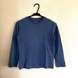 ユニクロ(UNIQLO)のUNIQLO ユニクロ　キッズ140cm 長袖カットソー　無地(Tシャツ/カットソー)